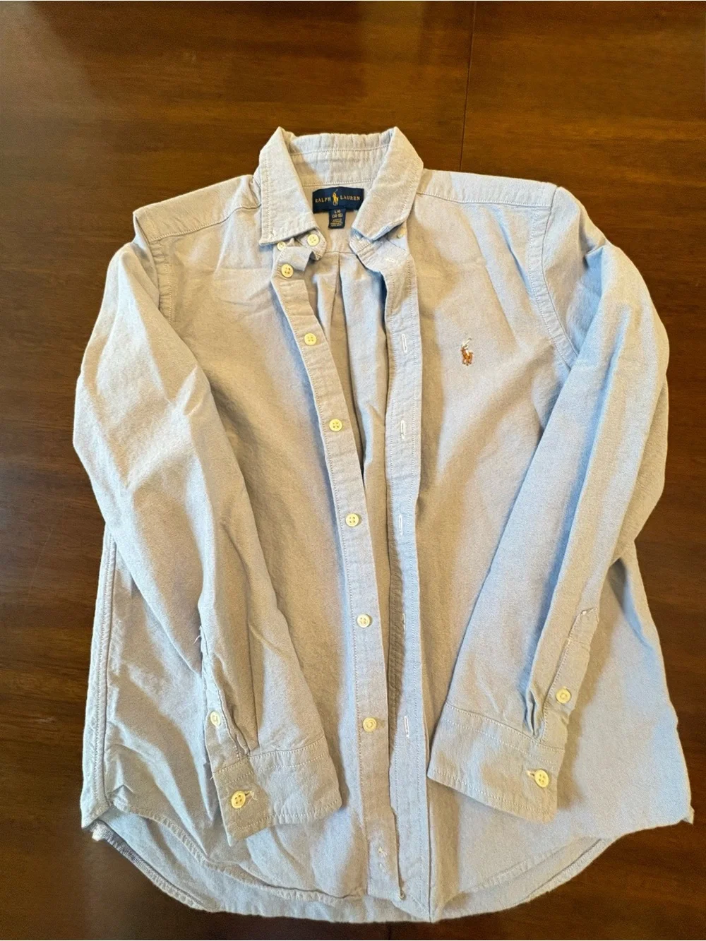 Ralph Lauren Light Blue Men's Oxford Button-Down Shirt